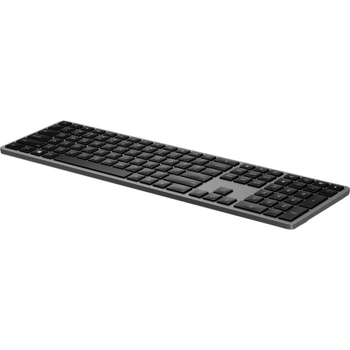 HP Teclado Inalámbrico 975 Dual Bluetooth y USB-A con Retroiluminación Inteligente y Batería Recargable